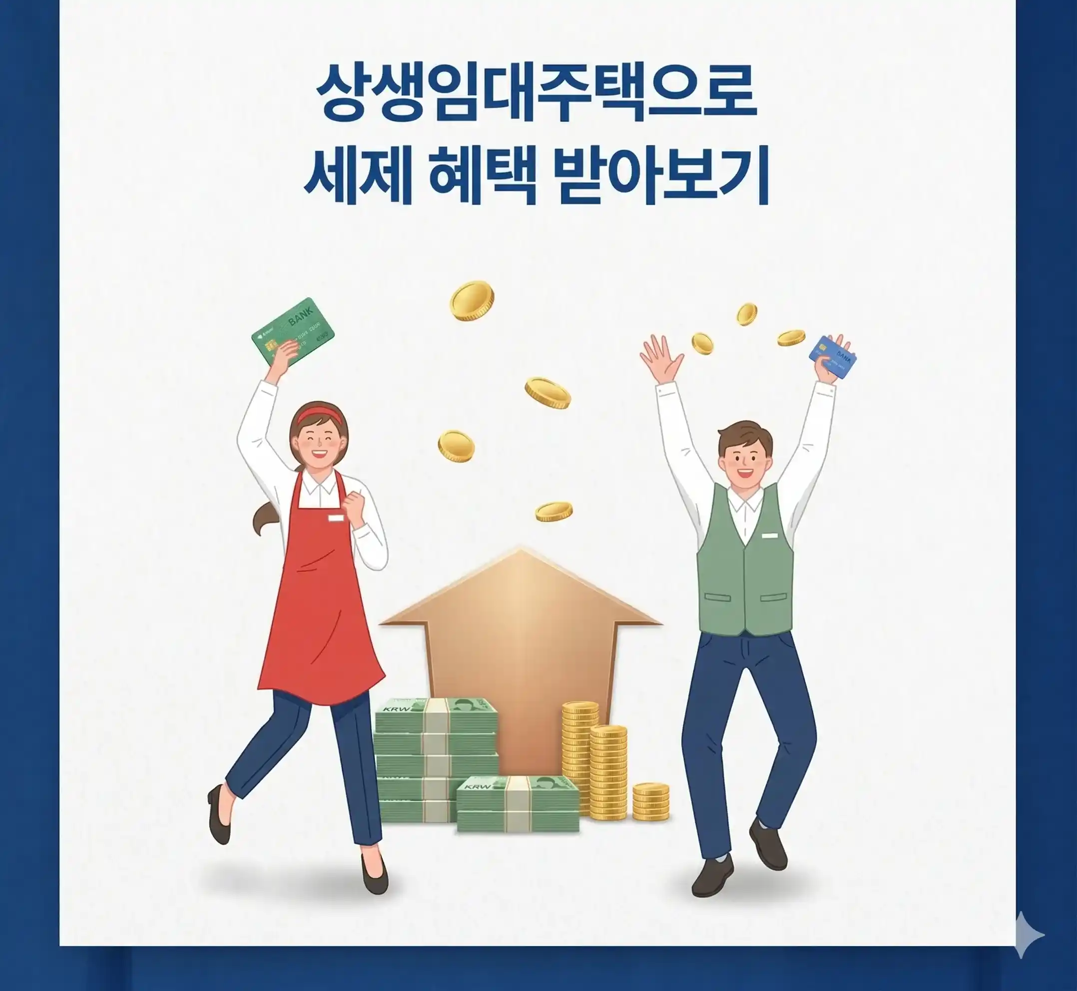 상생임대인 제도 혜택을 통해 양도소득세 비과세 요건을 충족하는 방법을 설명하는 상생임대주택으로 세제 혜택 받아보기 안내 이미지