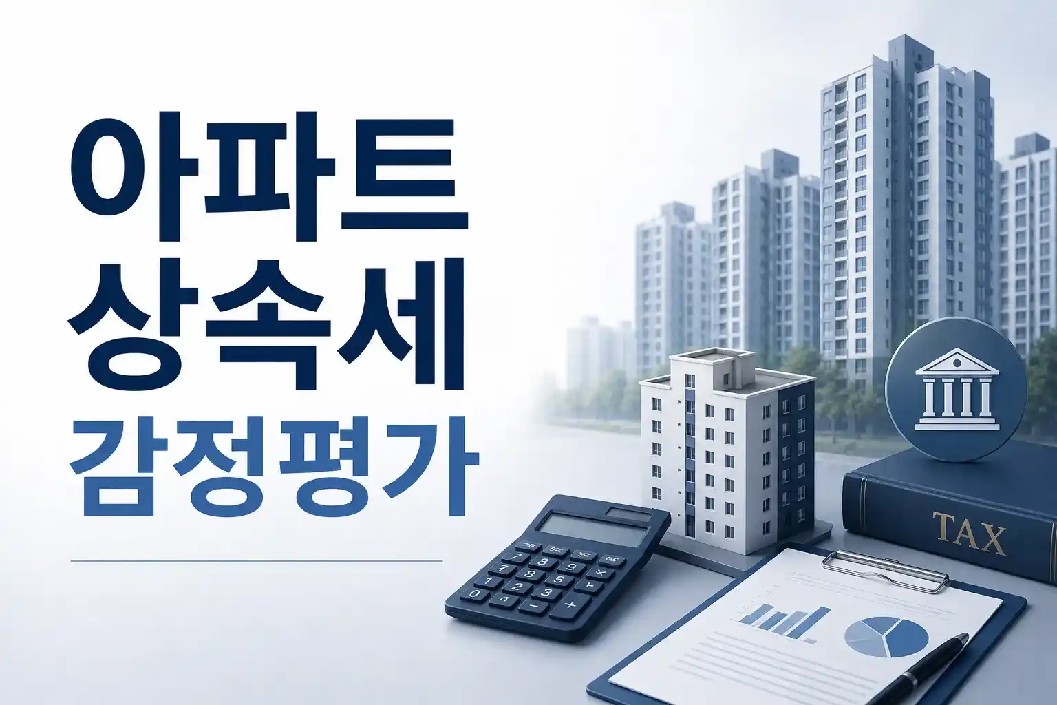 아파트 상속세 감정평가 기준과 공시지가의 차이로 인해 발생하는 예상치 못한 세부담 리스크를 방어하는 대표 이미지