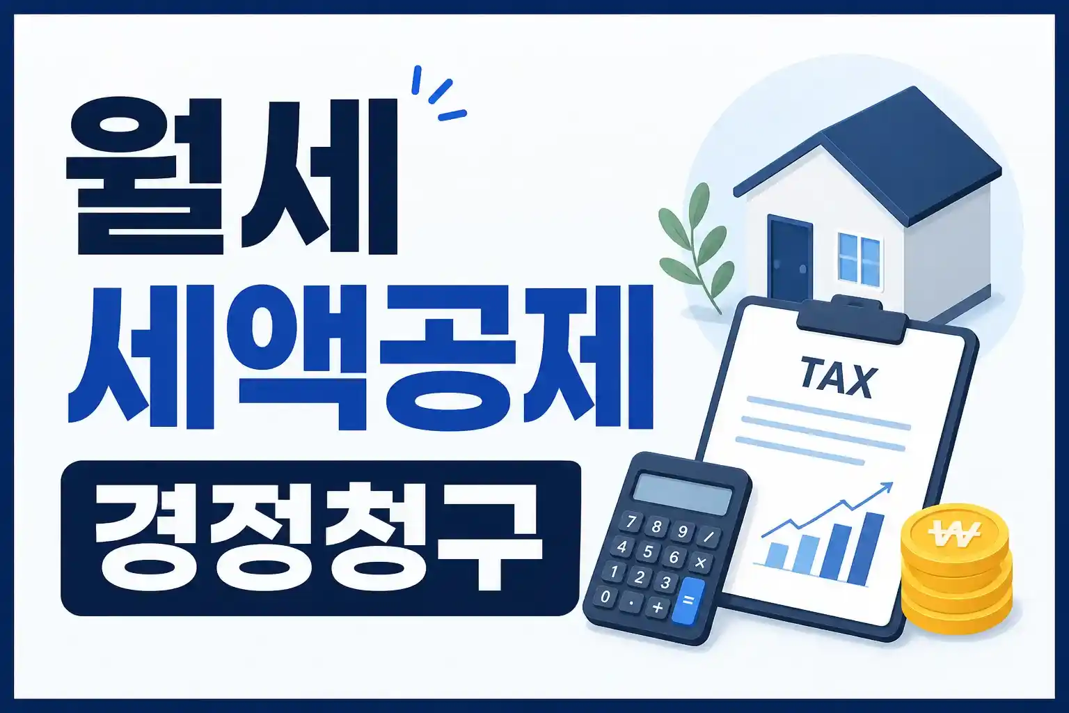 월세 세액공제 경정청구 제도를 통해 연말정산에서 놓친 과거 5년 치 월세를 집주인 동의 없이 소급하여 환급받는 자가 진단 및 신청 절차를 설명하는 대표 이미지